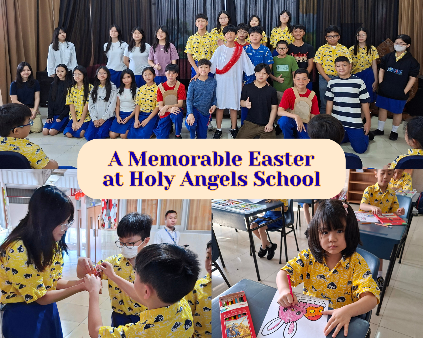 Faith, Fellowship, and Festivity: A Memorable Easter at Holy Angels School